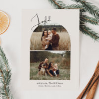 Modern Boho Arch Green Joyful Duas Fotografias