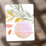 Cartão De Festividades Modern Christmas Winter Snow Ornament on Pine<br><div class="desc">Design is composed of Christmas Winter Snow Ornament on Pine

Available here:
http://www.zazzle.com/store/selectpartysupplies</div>