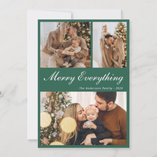 Cartão De Festividades Modern Everything Christmas Holiday Card