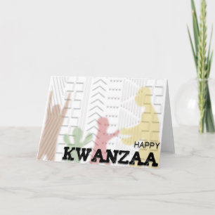 Cartão De Festividades Modern Happy Kwanzaa