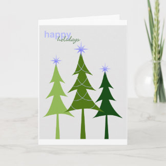 Cartão De Festividades Modern Holiday Card