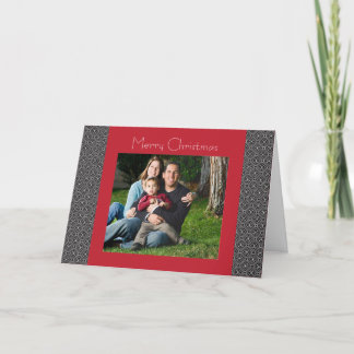 Cartão De Festividades Modern Holiday Custom Card