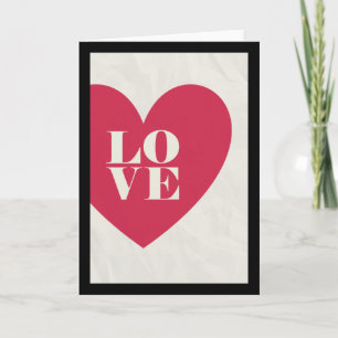 Cartão De Festividades Modern Love - Valentine's Day Card