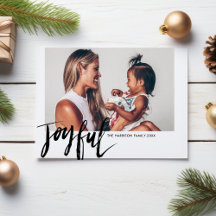 Moderno Joyful Chic Hand Lettered Photo