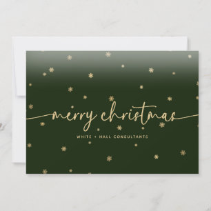 Cartão De Festividades Moderno Minimalista - Manchete de Natal