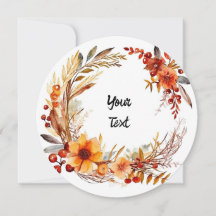 Moldura de Ação de Graças em Aquarela