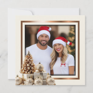 Cartão De Festividades Moldura de Foto de Ornamentos de Cerâmica
