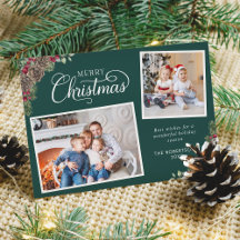 Molereca Natal Botânica 2 Foto Escura Verde Escuro