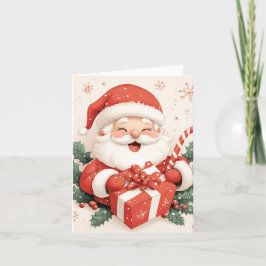 Cartão De Festividades Momento da Feliz dos papais noeis