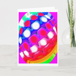 Cartão De Festividades Momentos felizes arte abstrata