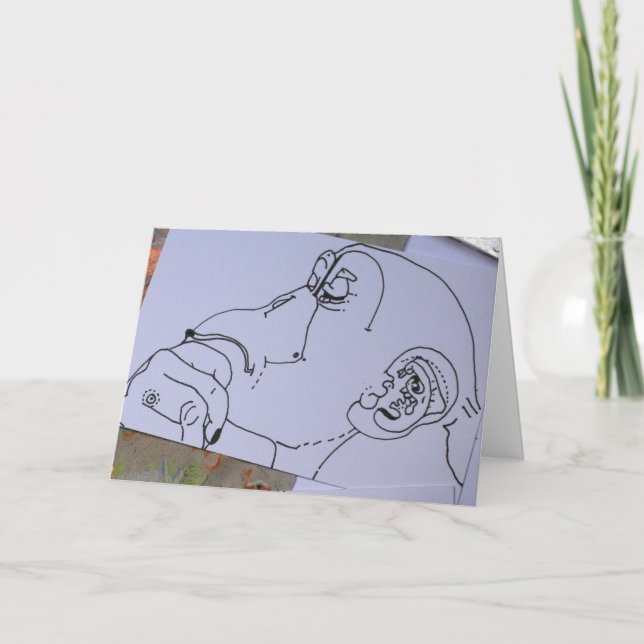 Cartão De Festividades Monkey Year Unconventional Chinese Zodiac (Frente)