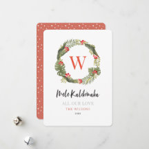 Monograma Mele Kalikimaka Coroa Tropical