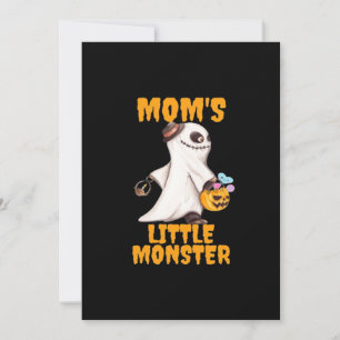 Cartão De Festividades Monstrinho do Papai e Mamãe Gráfico Divertido