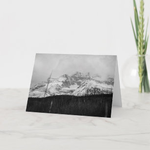 Cartão De Festividades Montana Holiday Snowy Peaks