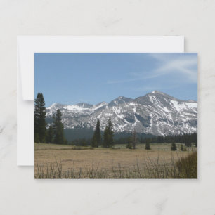 Cartão De Festividades Montanhas Sierra Nevada I a partir de Yosemite