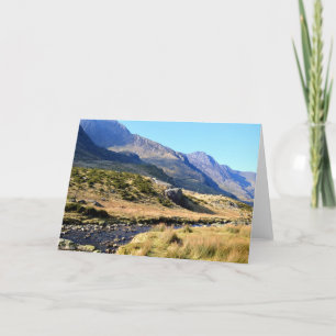 Cartão De Festividades Montanhas Snowdonian