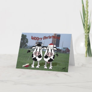 Cartão De Festividades MOOry Christmas!