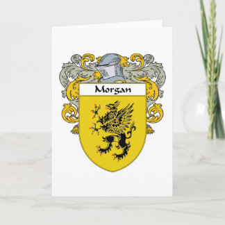 Cartão De Festividades Morgan Casaco de Braços (Mantled)