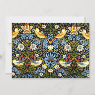 Cartão De Festividades Morris - Morris Thief de Morango, padrão famoso