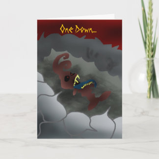 Cartão De Festividades Morto-Coelho