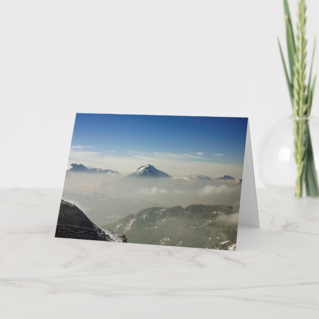 Cartão De Festividades Morzine France (Frente)