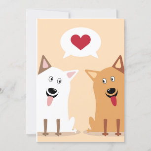 Cartão De Festividades Mostre seu Amor com Corgis