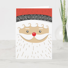 Cartão De Festividades motivo de Natal papai Noel