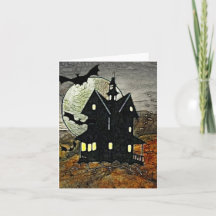Mount Spooky Haunted Horror Art BLANK Stationary