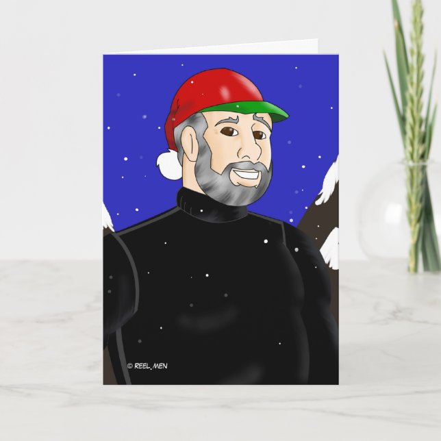 Cartão De Festividades Mountain Man Holiday (Frente)