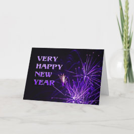 Cartão De Festividades Muito feliz ano novo