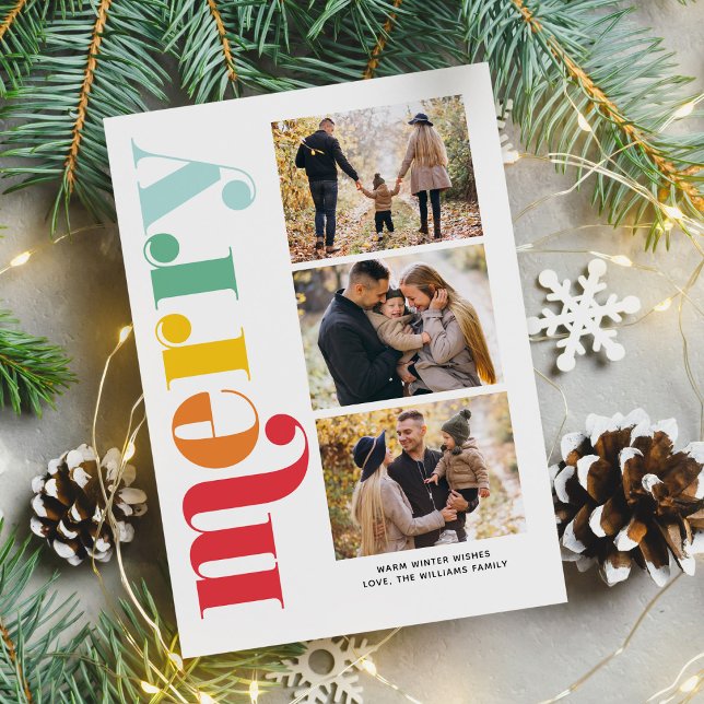 Cartão De Festividades Muito Feliz Galeria de Natal de 3 Fotos (Criador carregado)