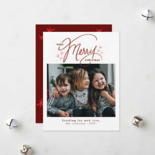 Cartão De Festividades Muito Feliz Natal Branco Moderno