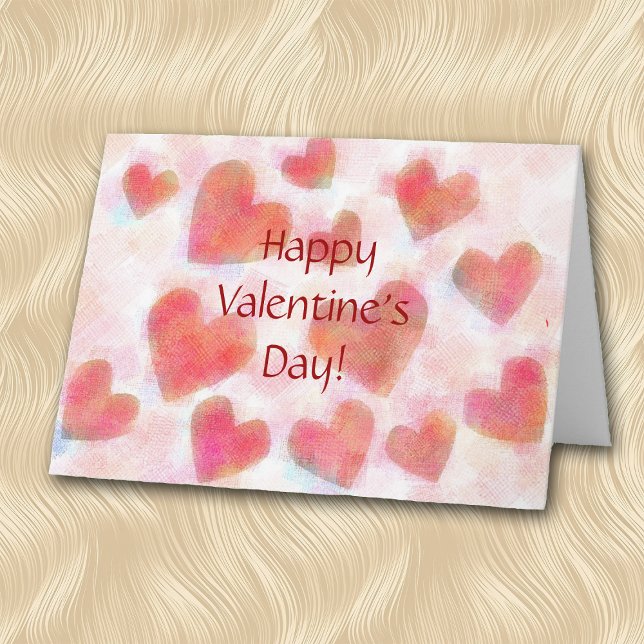 Cartão De Festividades Multiple Hearts Valentine Card (Criador carregado)