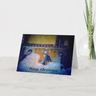 Cartão De Festividades mural de jesus de natal