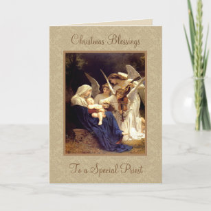 Cartão De Festividades Música da Mãe Abençoada Religiosa dos Anjos
