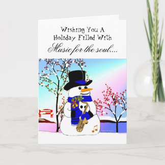 Cartão De Festividades Música para a alma