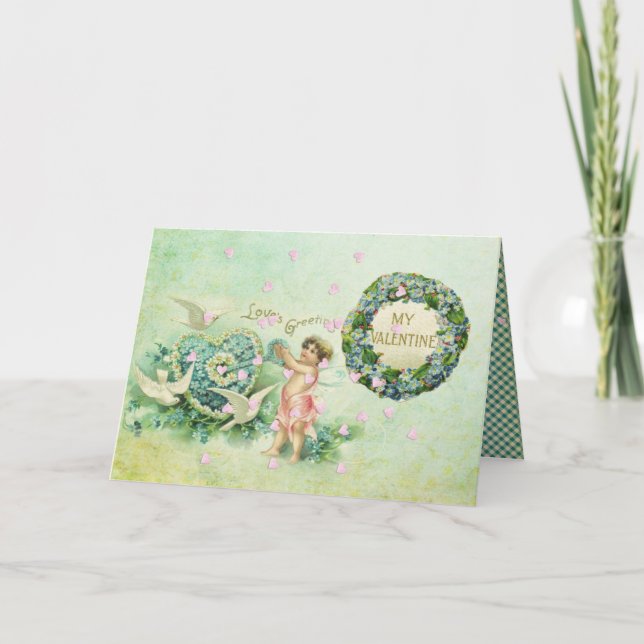 Cartão De Festividades my beloved valentine's card (Frente)