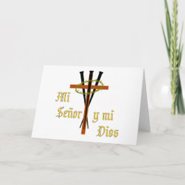 Cartão De Festividades My Lord and My God