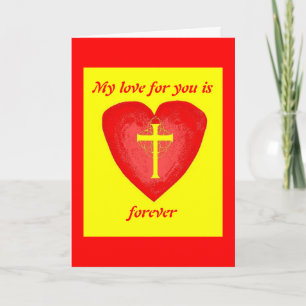Cartão De Festividades My love for you is forever