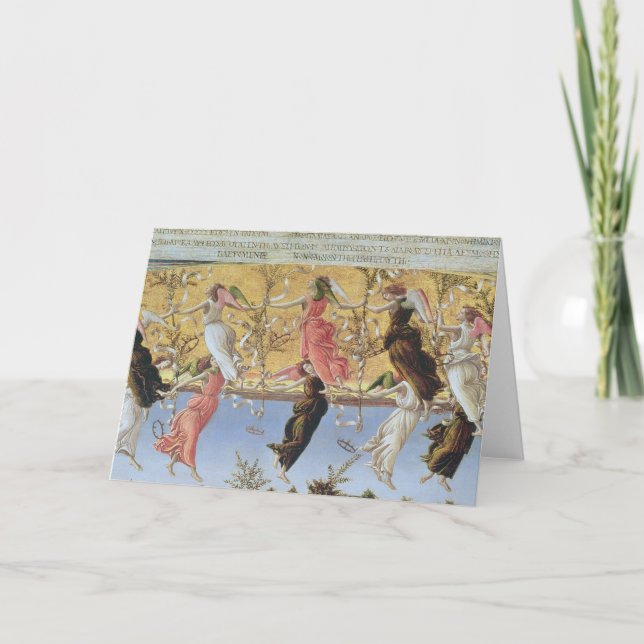 Cartão De Festividades Mystic Nativity (Frente)