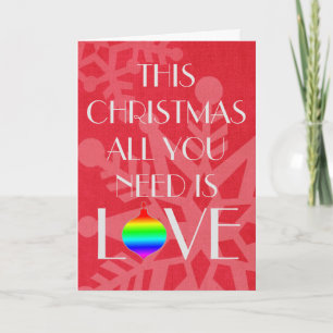 Cartão De Festividades Na moda e Natal Inspiracional Floco de Neve Vermel