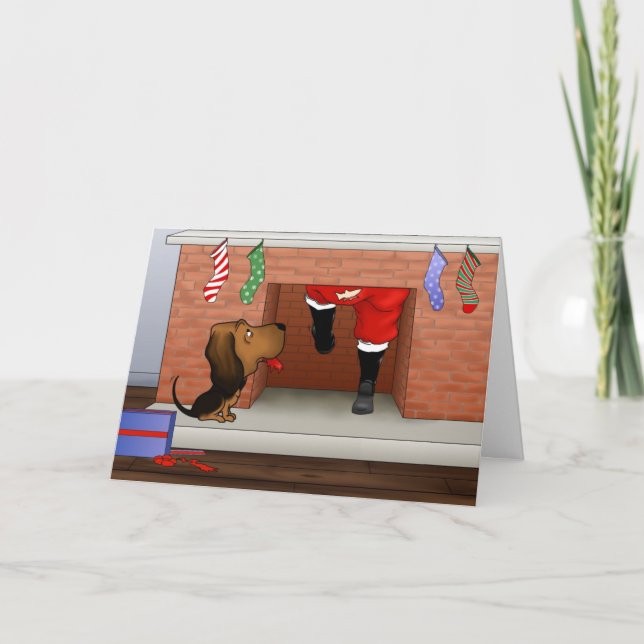 Cartão De Festividades Nada de Bumbum de Natal (Frente)