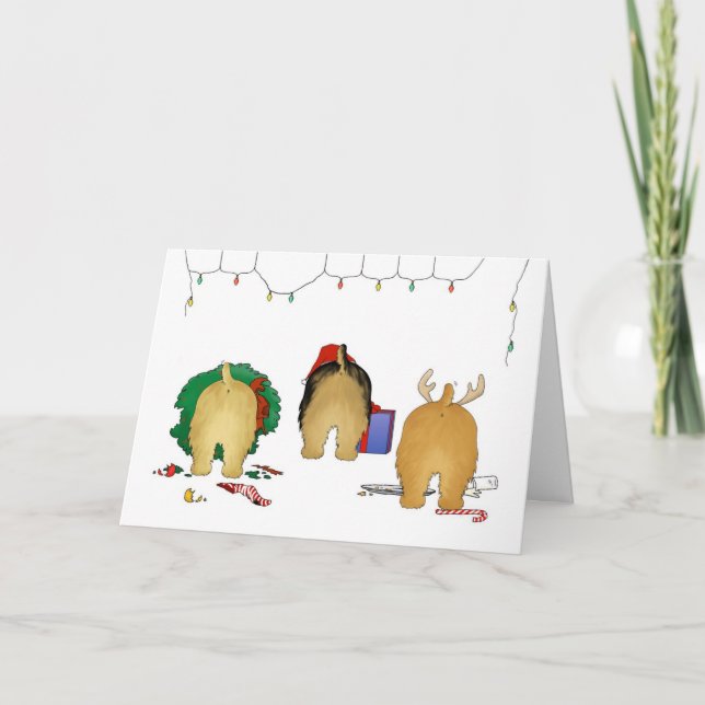 Cartão De Festividades Nada termina um Natal de Norfolk (Frente)