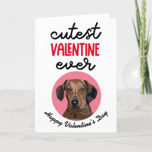 Cartão De Festividades Namorado mais fofo de sempre ..do seu Dachshund