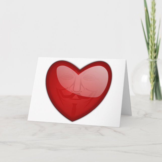 Cartão De Festividades Namorados anônimo (Frente)