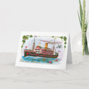 Cartão De Festividades Namorados antigo