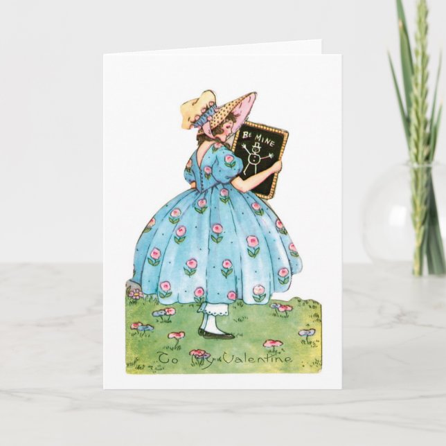 Cartão De Festividades Namorados antigo (Frente)