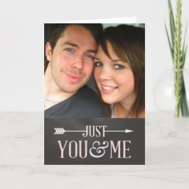 Cartão De Festividades Namorados Chalkboard - Apenas foto personalizada p