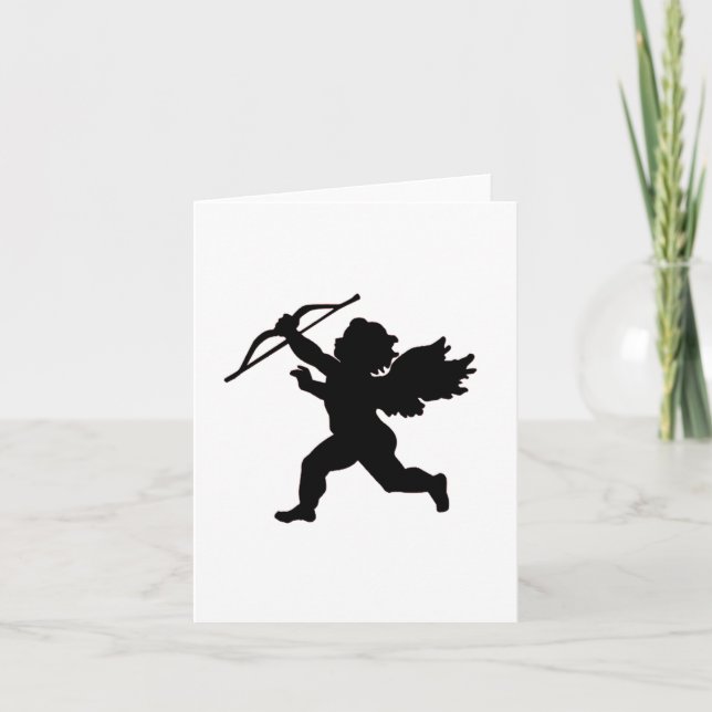 Cartão De Festividades Namorados Cupido (Frente)