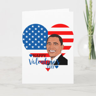 Cartão De Festividades namorados de barack obama
